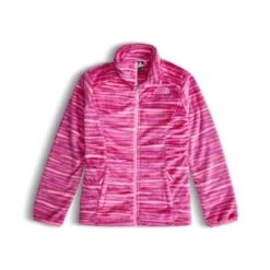 The North Face Osolita Jacket Girls' -The North Face Shop 10194 RXBRY PNK WVY STRP m