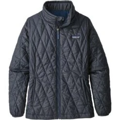 Patagonia Nano Puff Jacket Girls' -The North Face Shop 103193 SMOLDER BLUE m
