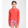 The North Face Glacier Pullover Fleece Girls' -The North Face Shop 103711 RADIANT ORANGE m