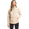 The North Face Printed Crescent 1/4 Zip Pullover Fleece Women's -The North Face Shop 103740 GDNWTAPRFRLPRNT m