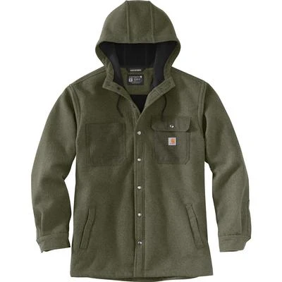 Carhartt Rain Defender Relaxed Fit Heavyweight Hooded Shirt Jacket Men's 3 Carhartt Rain Defender Relaxed Fit Heavyweight Hooded Shirt Jacket Men's