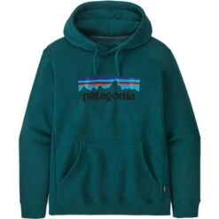 Patagonia P-6 Logo Uprisal Hoody Men's -The North Face Shop 104461 BOREALIS GREEN m
