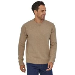 Patagonia Recycled Wool Sweater Men's 8 Patagonia Recycled Wool Sweater Men's -The North Face Shop 104468 EL CAP KHAKI m