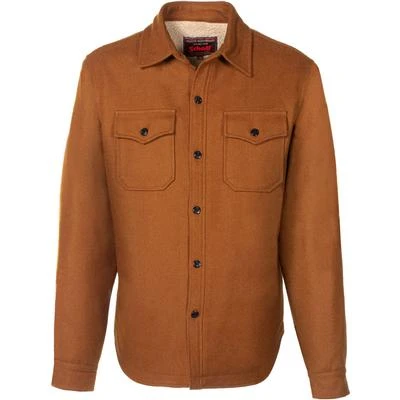 Schott Wool Blend Faux Sherpa Lined CPO Shirt Men's 3 Schott Wool Blend Faux Sherpa Lined CPO Shirt Men's