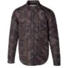 Schott Down-Filled Diamond Quilted Shirt Jacket Men's -The North Face Shop 104502 CAMO m