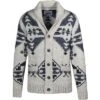Schott Yak Blend Motif Cardigan Men's 1 Schott Yak Blend Motif Cardigan Men's -The North Face Shop 104507 LIMESTONE m