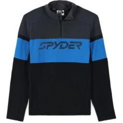 Spyder Speed Half Zip Fleece Jacket Men's 7 Spyder Speed Half Zip Fleece Jacket Men's -The North Face Shop 104602 BLACKCOLLEGIATE m