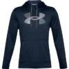 Under Armour Armour Fleece Big Logo Hoodie Men's -The North Face Shop 104901 ACADEMYMOD GRAY m