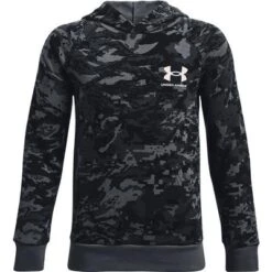 Under Armour UA Rival Fleece ABC Camo Hoodie Boys' -The North Face Shop 104927 PITCH GRAYONYX WHT m