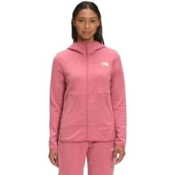 The North Face Canyonlands Fleece Hoodie Women's -The North Face Shop 105450 SLATE ROSE HEATHER m