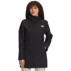 The North Face Woodmont Rain Parka Women's -The North Face Shop 105475 TNF BLACK m
