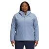 The North Face Shelbe Raschel Plus Hooded Jacket Women's -The North Face Shop 106613 FOLK BLUE m