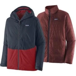 Patagonia Powder Town 3-In-1 Jacket Men's -The North Face Shop 106829 SMOLDER BLUE m