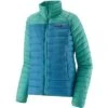Patagonia Down Sweater Jacket Women's -The North Face Shop 106857 ANACAPA BLUE m