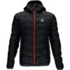 Spyder Geared Hoody Synthetic Down Jacket Men's -The North Face Shop 10748 BLACKBLACKRED m