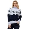 Krimson Klover Layla Turtleneck Sweater Women's -The North Face Shop 107966 INDIGO m