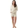 ONeill O'Neill Marla Long Sleeve Pullover Sweater Women's -The North Face Shop 108203 OATMEAL HEATHER m