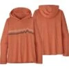 Patagonia Capilene Cool Daily Graphic Hoody Women's -The North Face Shop 109773 RDGRSSTRPQRTZ CRLXD m