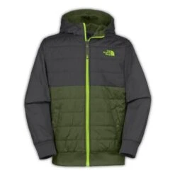 The North Face Reversible Quilted Surgent Hoodie Boys' -The North Face Shop 11109 SCALLION GREEN m