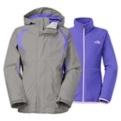 The North Face Girls' Mountain Triclimate Jacket 7 The North Face Girls' Mountain Triclimate Jacket -The North Face Shop 11222 METALLIC SILVER m