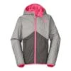 The North Face Girls' Reversible Breezeway Wind Jacket 1 The North Face Girls' Reversible Breezeway Wind Jacket -The North Face Shop 11411 METALLIC SILVER m