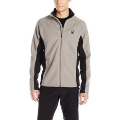 Spyder Constant Full-Zip Mid Weight Core Sweater Men's -The North Face Shop 11919 GRAYSTONEBLACK m