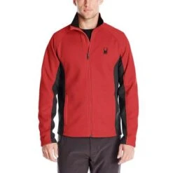 Spyder Constant Full-Zip Mid Weight Core Sweater Men's -The North Face Shop 11919 REDBLACK m