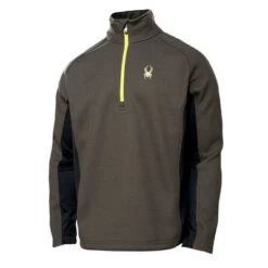 Spyder Outbound 1/2-Zip Mid Weight Core Sweater Men's -The North Face Shop 11948 OSETRABLACKACID m