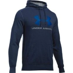 Under Armour Men's Tri-Blend Sportstyle Logo Hoodie -The North Face Shop 12607 MDNT NVYMDNTNVYRYL m