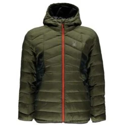 Spyder Geared Hoody Synthetic Down Jacket Men's -The North Face Shop 18895 GUARDGRD CAMO PRINT m