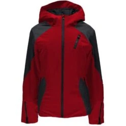 Spyder Avery Jacket Women's 7 Spyder Avery Jacket Women's -The North Face Shop 18997 REDBLACK m