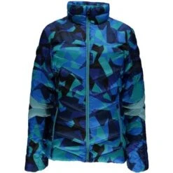 Spyder Geared Synthetic Down Jacket Women's -The North Face Shop 18998 BALTIC CAMO PRINT m