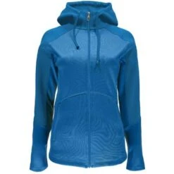 Spyder Bandita Full Zip Hoody Lite Weight Stryke Jacket Women's -The North Face Shop 19010 FRENCH BLUFRNCH BLU m