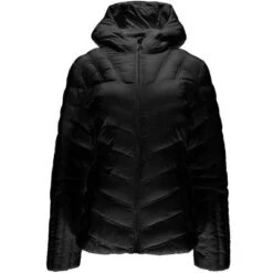 Spyder Geared Hoody Synthetic Down Jacket Women's -The North Face Shop 19013 BLACK m