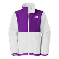 The North Face Denali Jacket Girls' 13 The North Face Denali Jacket Girls' -The North Face Shop 2693 R TNF WHTPIXIE PRPL m