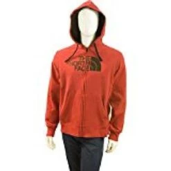 The North Face Half Dome Full Zip Hoodie Men's -The North Face Shop 2719 TNF RED HTHRTNF BLK m