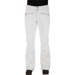 Obermeyer Clio Softshell Snow Pants Women's -The North Face Shop 30539 WHITE m