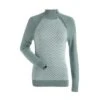 NILS Sigrid Sweater Women's -The North Face Shop 33354 CELADON W WHITE m