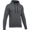 Under Armour Rival Fitted Pullover Hoodie Men's -The North Face Shop 33783 CARBON HEATHERBLACK m