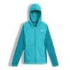 The North Face Tech Glacier Full Zip Hoodie Girls' -The North Face Shop 36214 BLUE CURACAO m