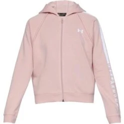 Under Armour Rival Fleece Full-Zip Hoodie Women's -The North Face Shop 38150 FSD PNKFLSD PNKWHT m