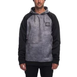 686 Knockout Bonded Fleece Pullover Men's -The North Face Shop 38567 CHARCOAL WASH m