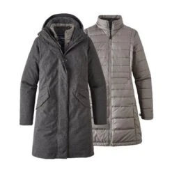 Patagonia Vosque 3-In-1 Parka Women's 8 Patagonia Vosque 3-In-1 Parka Women's -The North Face Shop 61749 FORGE GREY m