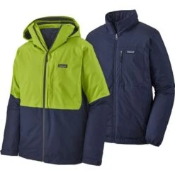 Patagonia Snowshot 3-In-1 Jacket Men's -The North Face Shop 61755 PEPPERGRASS GREEN m
