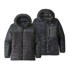 Patagonia Reversible Down Sweater Hooded Jacket Boys' -The North Face Shop 61790 BLACK m