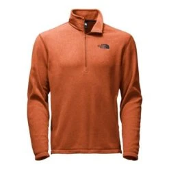 The North Face TKA 100 Glacier 1/4 Zip Fleece Men's -The North Face Shop 7278 GINGERBRD BRN HTHR m