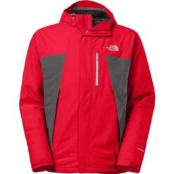 The North Face Plasma Thermoball Jacket Mens -The North Face Shop 7869 TNF REDASPHALT GREY m