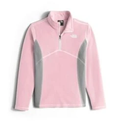 The North Face Glacier 1/4 Zip Fleece Girls' -The North Face Shop 8142 COY PINK m