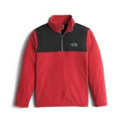 The North Face Glacier 1/4 Zip Fleece Boys' -The North Face Shop 8438 TNF RED m