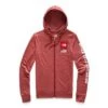 The North Face Americana Tri-Blend Full Zip Hoodie Women's -The North Face Shop 89541 CARDINAL RED HEATHER m